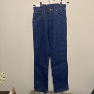 Wrangler Boys Size 12 Slim Cowboy Cut Denim Jeans Rodeo Pro Adjustable NWT